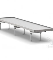 PROFESIONAL stůl kovový 2*6m posuvný 