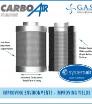 CarboAir 2000, 200mm, 100cm, 2000m3/hod, 18kg 